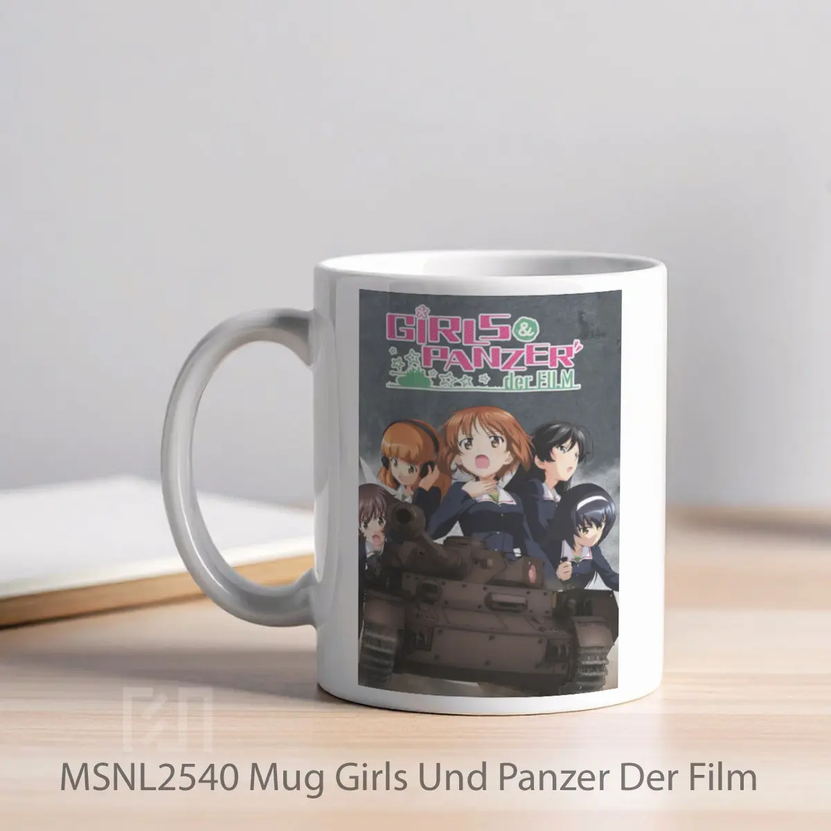 Mug Girls Und Panzer Der Film Gelas Keramik Tema Film MSNL2540 - Tampak Kiri