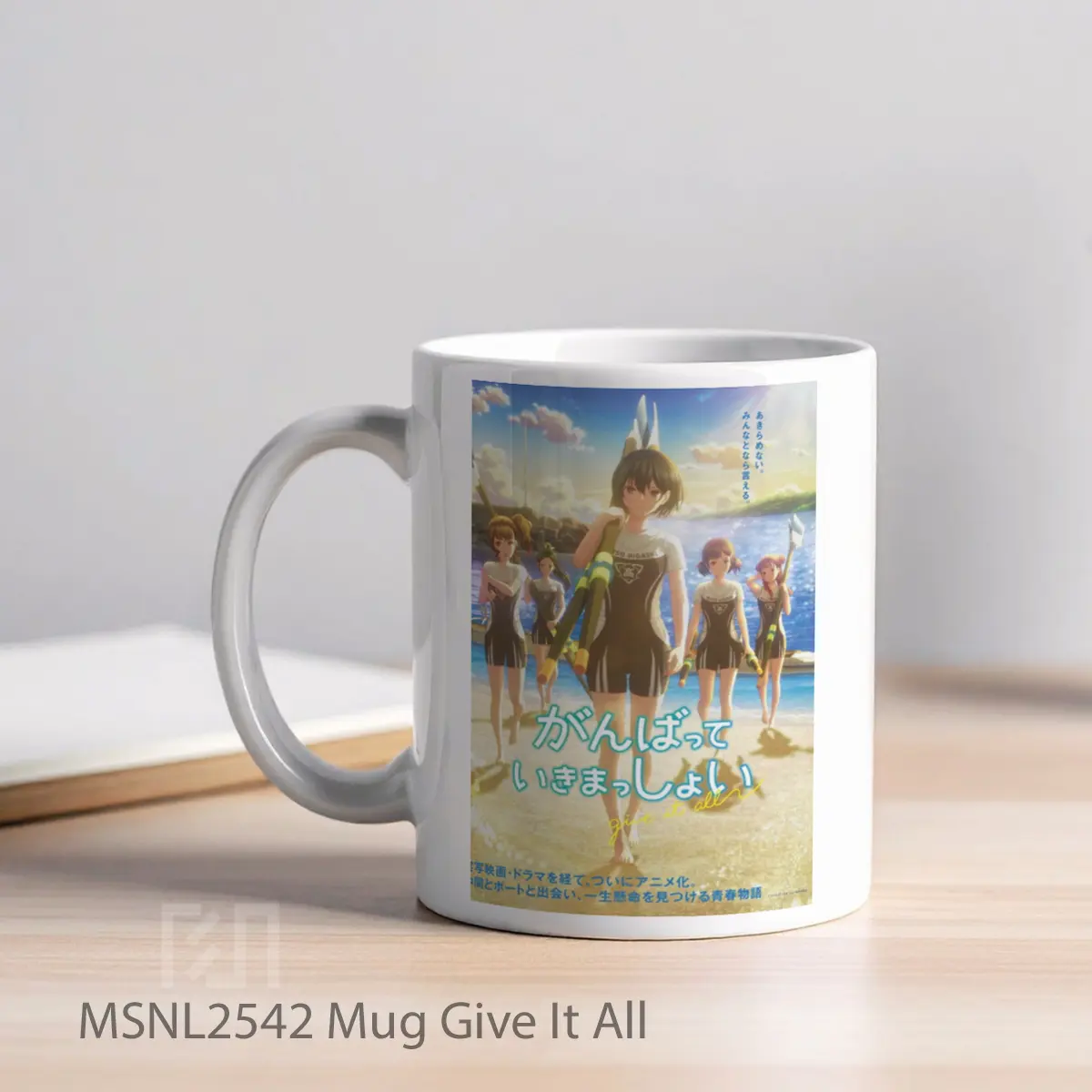 Mug Give It All Gelas Keramik Tema Film MSNL2542 - Tampak Kiri