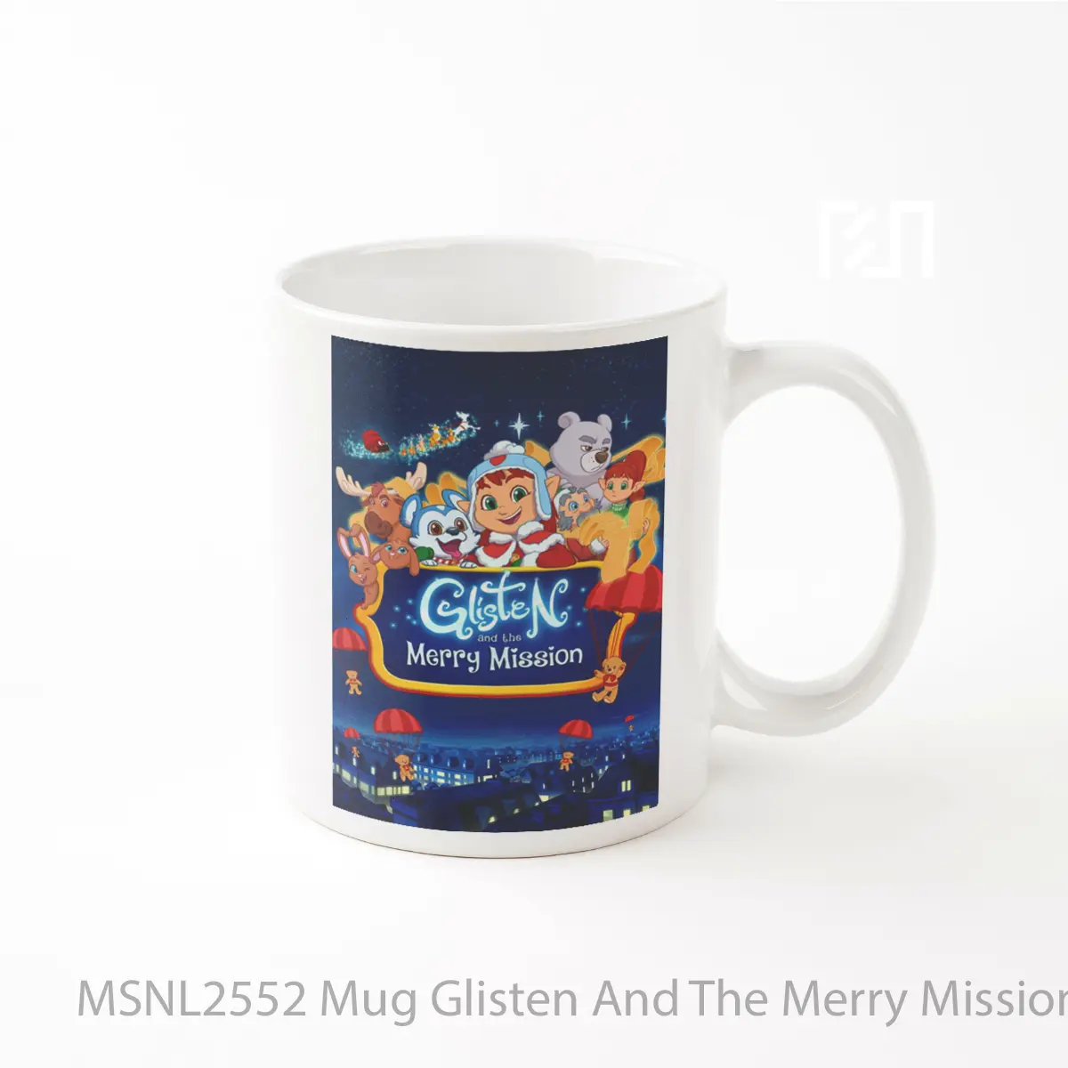 Mug Glisten And The Merry Mission Gelas Keramik Tema Film MSNL2552