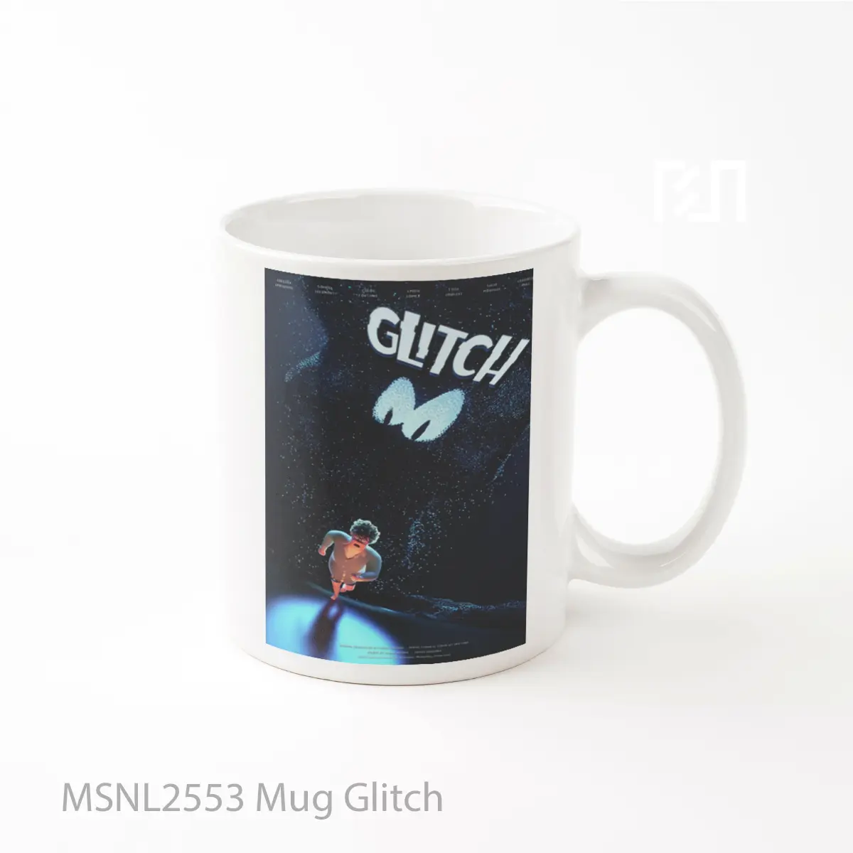 Mug Glitch Gelas Keramik Tema Film MSNL2553