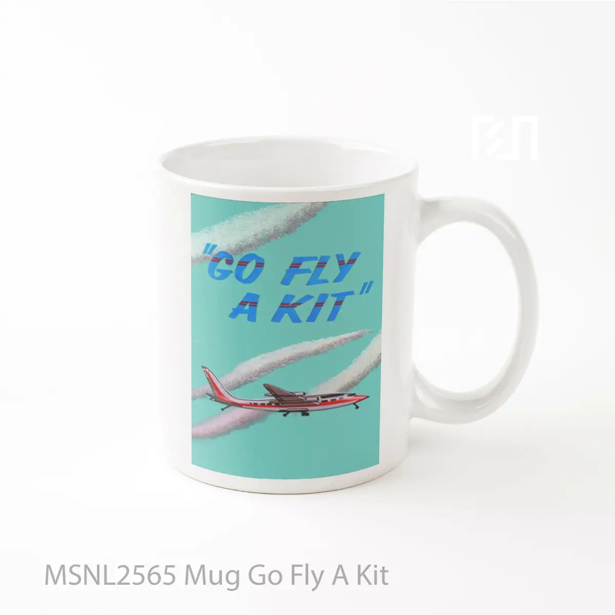 Mug Go Fly A Kit Gelas Keramik Tema Film MSNL2565
