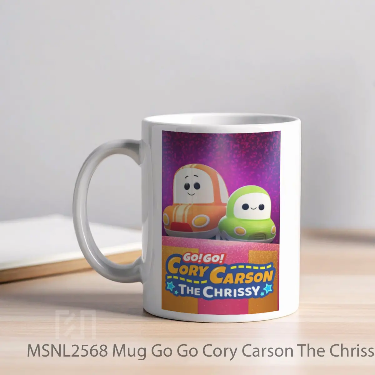 Mug Go Go Cory Carson The Chrissy Gelas Keramik Tema Film MSNL2568 - Tampak Kiri