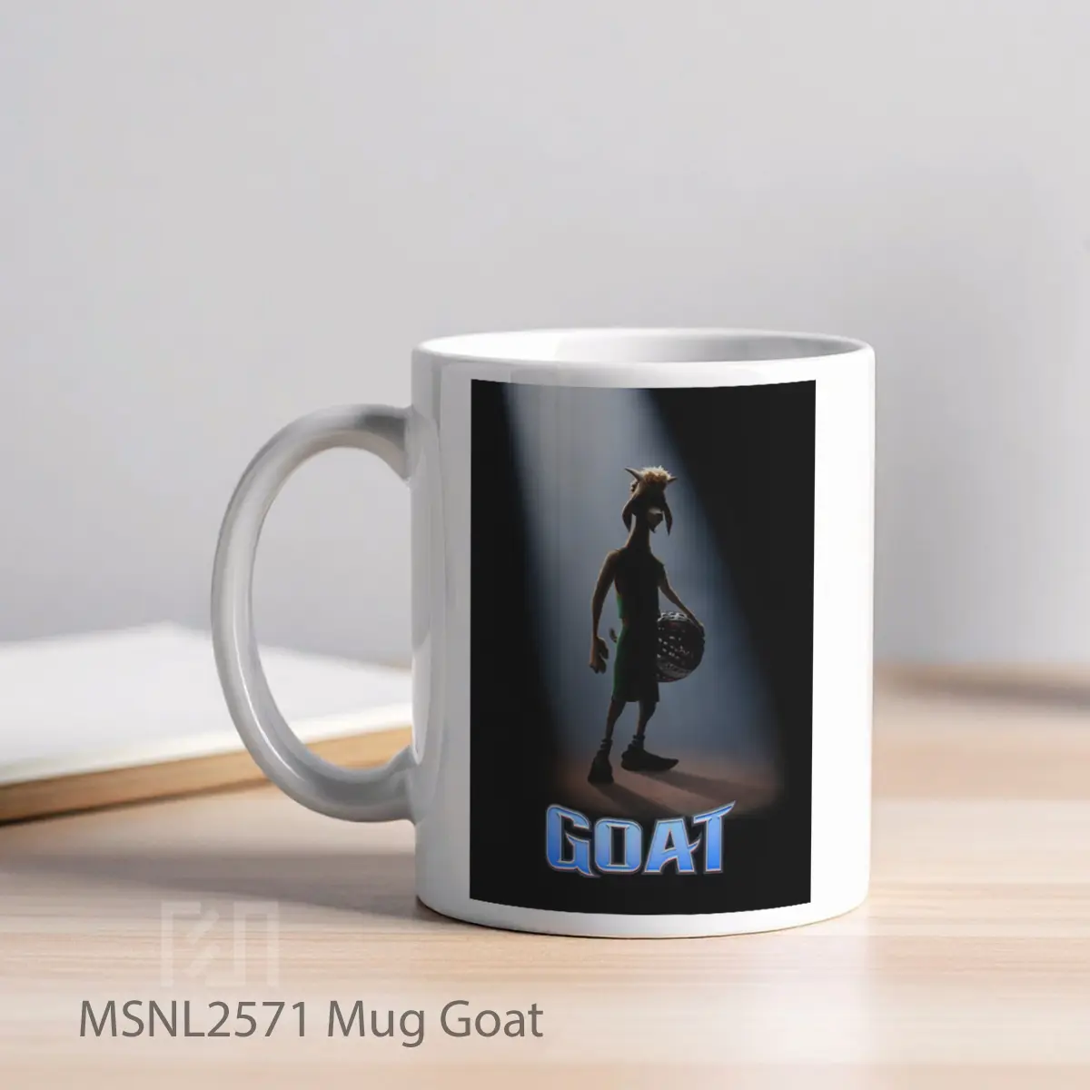 Mug Goat Gelas Keramik Tema Film MSNL2571 - Tampak Kiri
