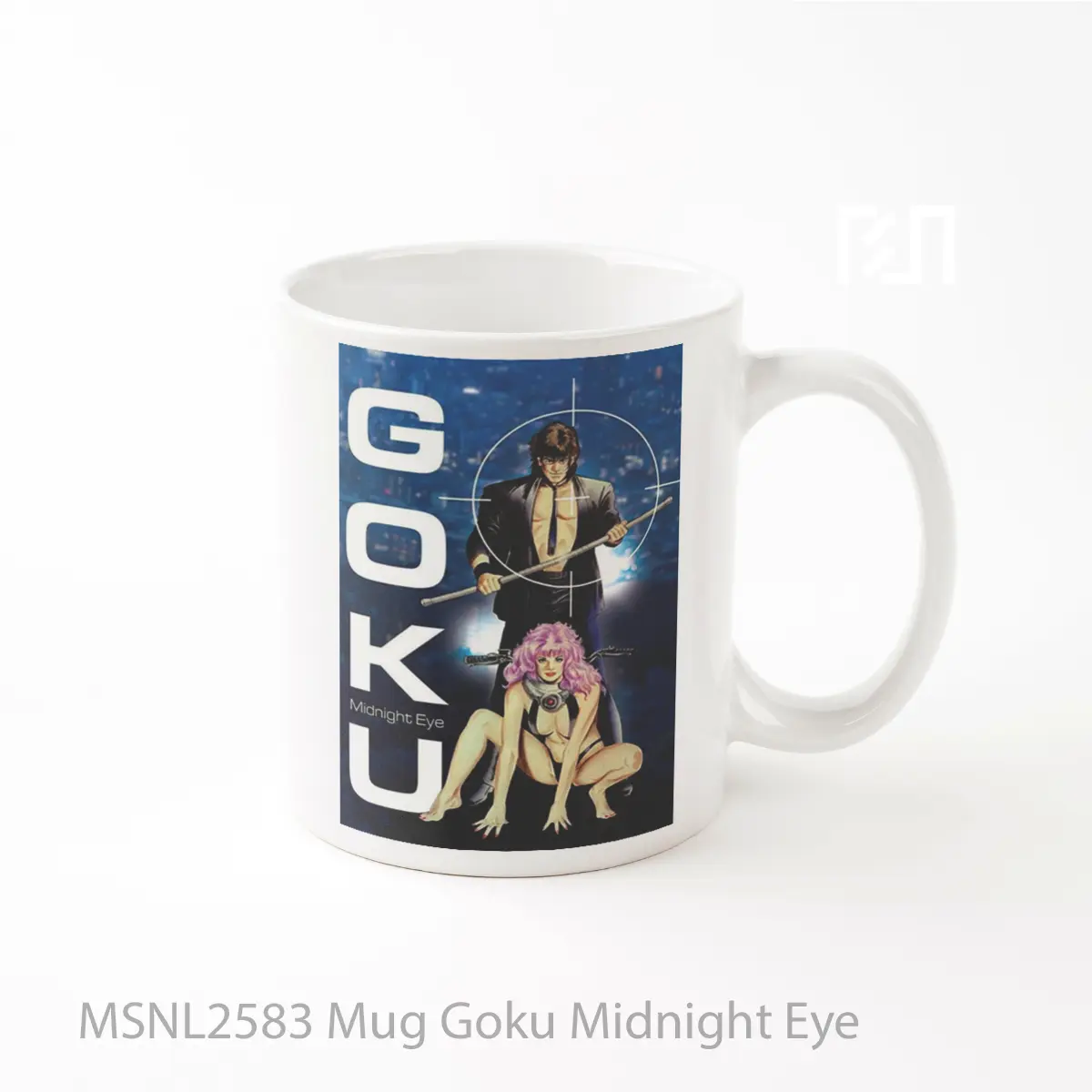 Mug Goku Midnight Eye Gelas Keramik Tema Film MSNL2583