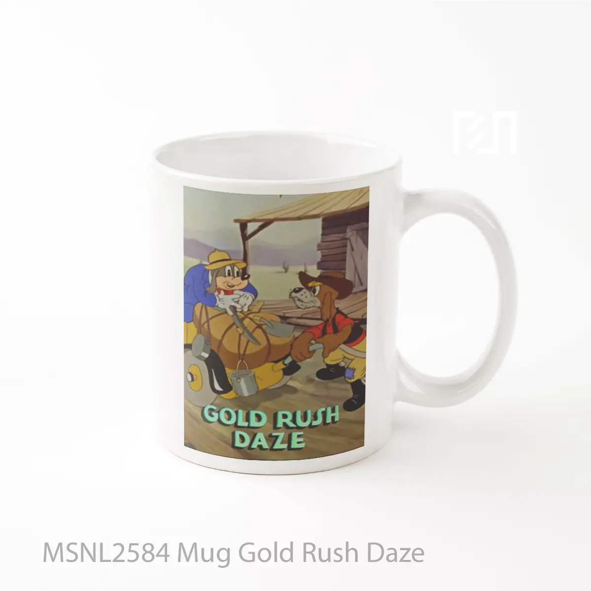 Mug Gold Rush Daze Gelas Keramik Tema Film MSNL2584