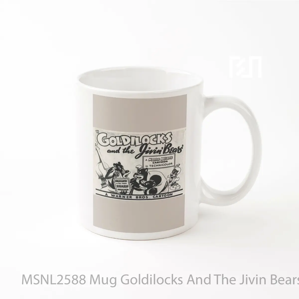 Mug Goldilocks And The Jivin Bears Gelas Keramik Tema Film MSNL2588