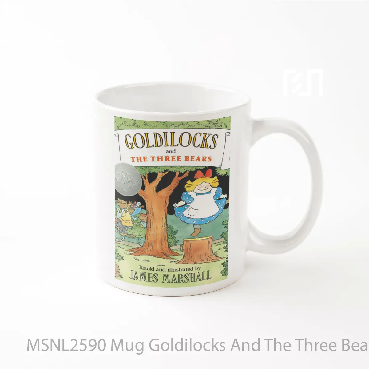 Mug Goldilocks And The Three Bears V2 Gelas Keramik Tema Film MSNL2590