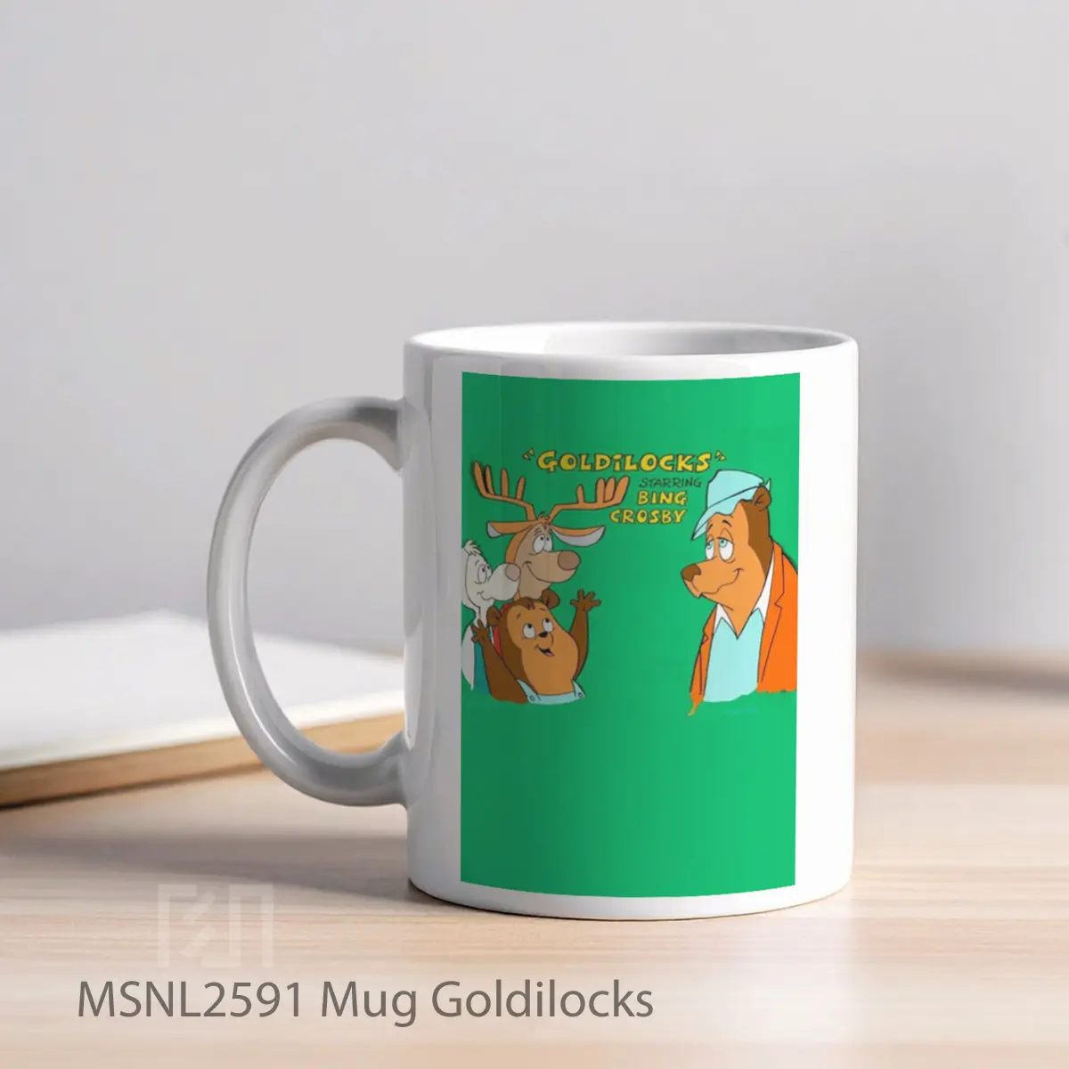 Mug Goldilocks Gelas Keramik Tema Film MSNL2591 - Tampak Kiri