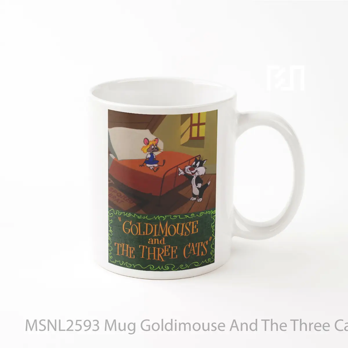 Mug Goldimouse And The Three Cats Gelas Keramik Tema Film MSNL2593