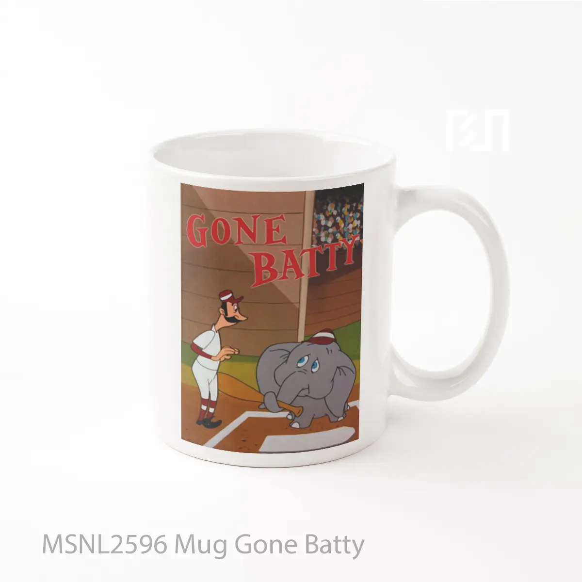 Mug Gone Batty Gelas Keramik Tema Film MSNL2596