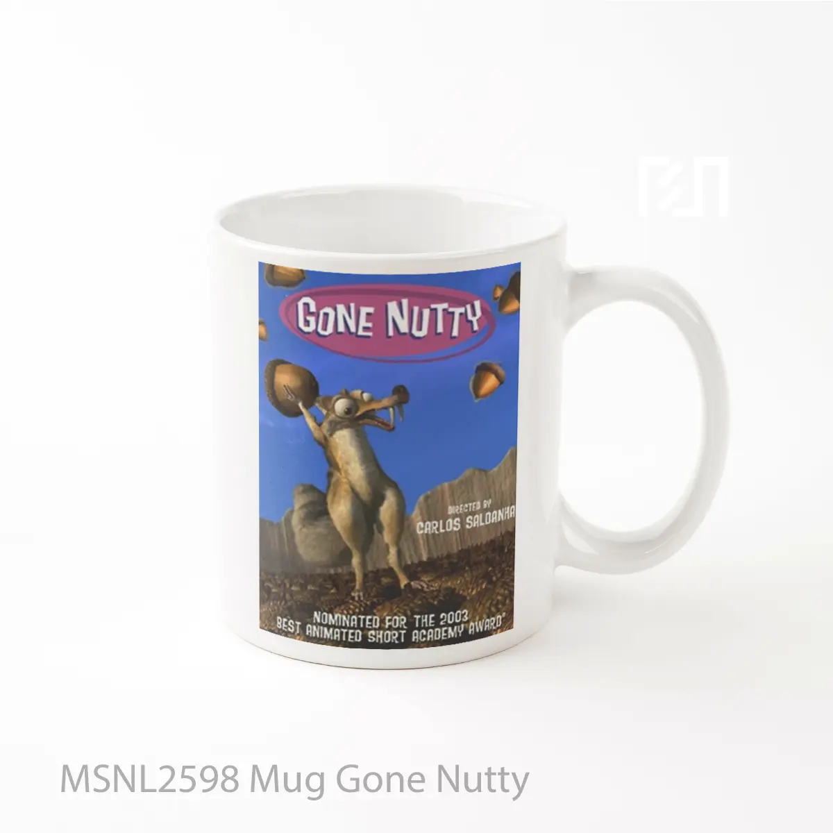 Mug Gone Nutty Gelas Keramik Tema Film MSNL2598