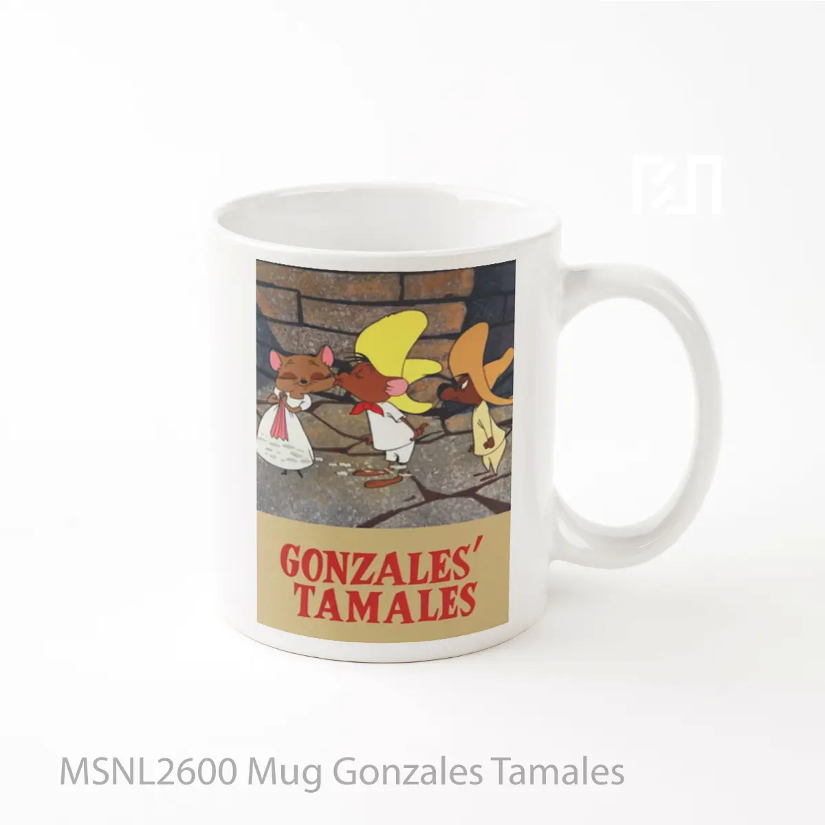Mug Gonzales Tamales Gelas Keramik Tema Film MSNL2600
