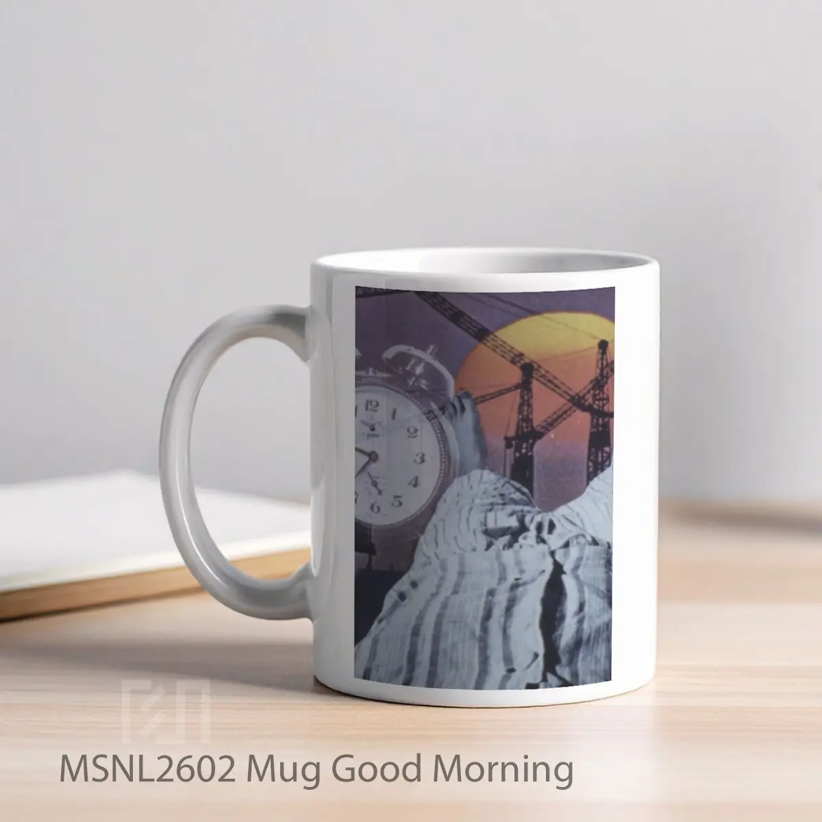 Mug Good Morning Gelas Keramik Tema Film MSNL2602 - Tampak Kiri