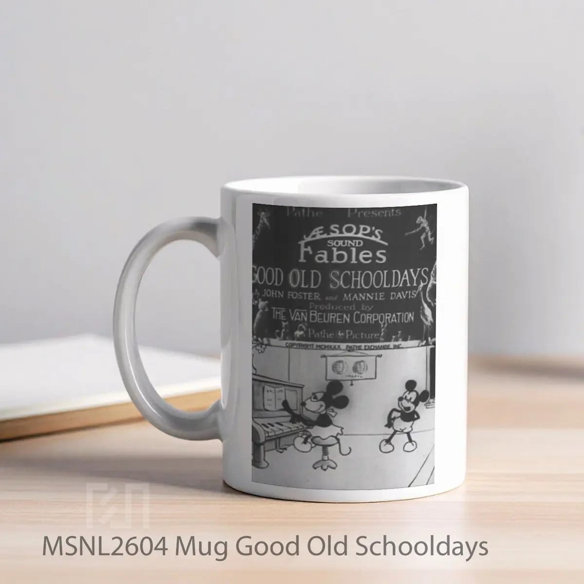 Mug Good Old Schooldays Gelas Keramik Tema Film MSNL2604 - Tampak Kiri