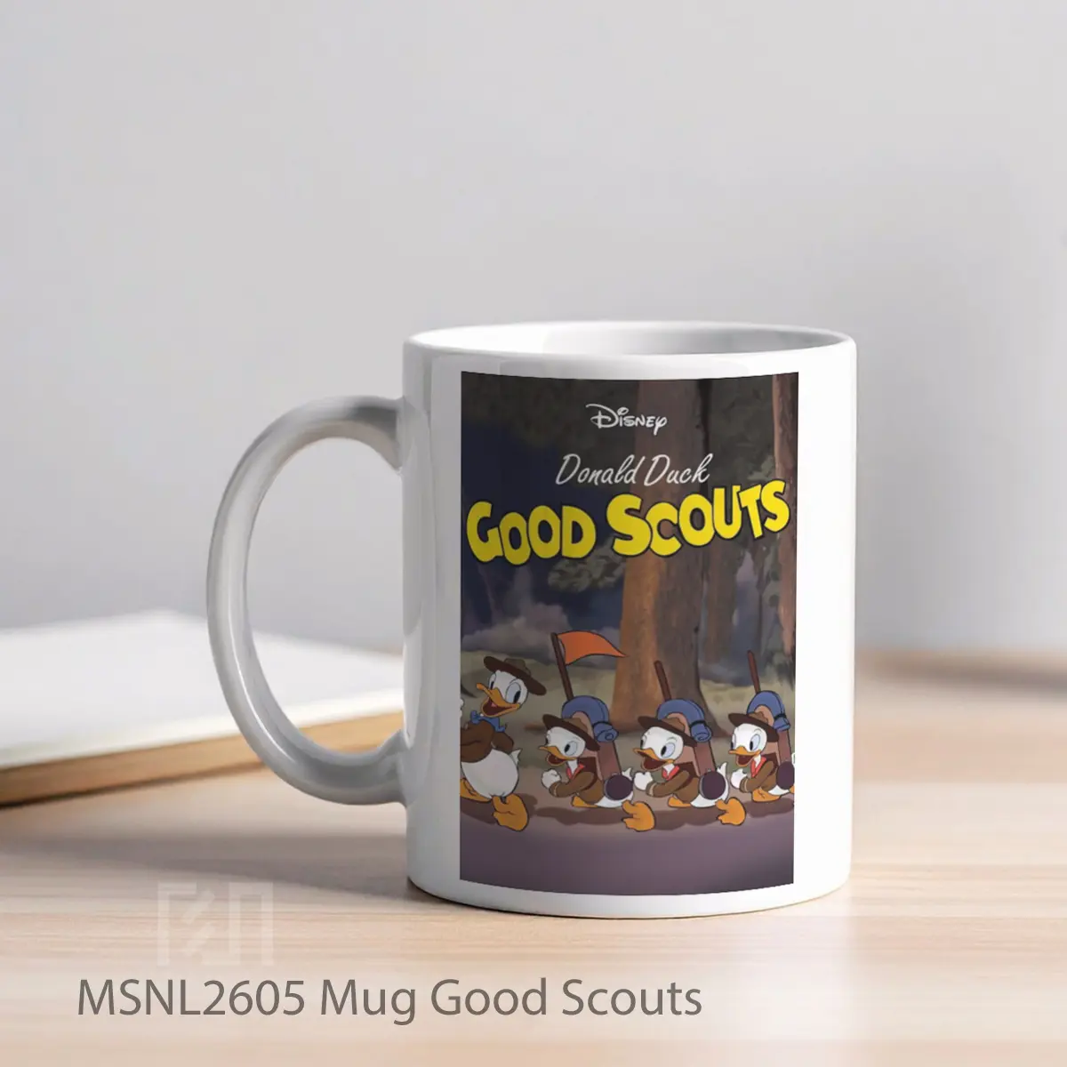 Mug Good Scouts Gelas Keramik Tema Film MSNL2605 - Tampak Kiri