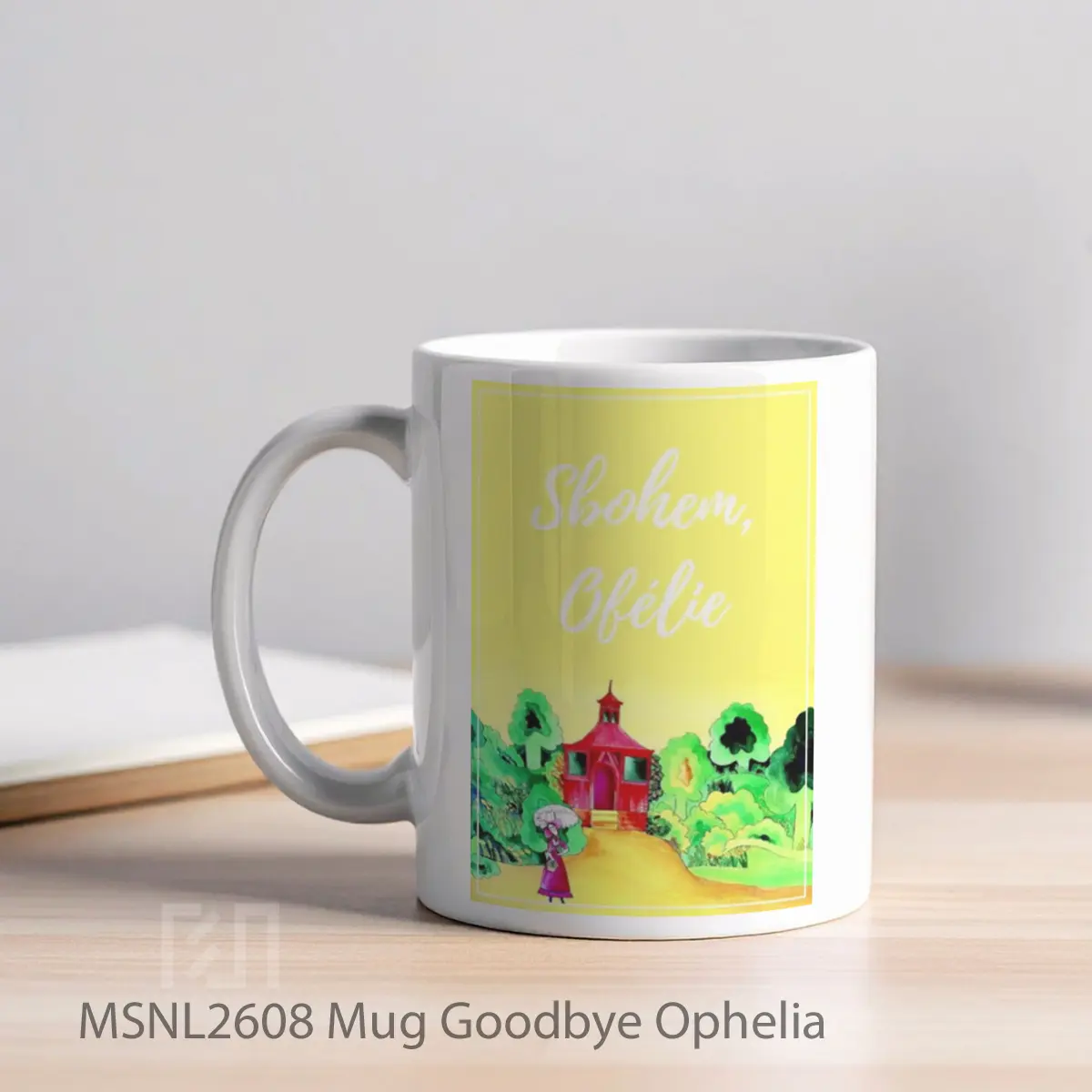 Mug Goodbye Ophelia Gelas Keramik Tema Film MSNL2608 - Tampak Kiri