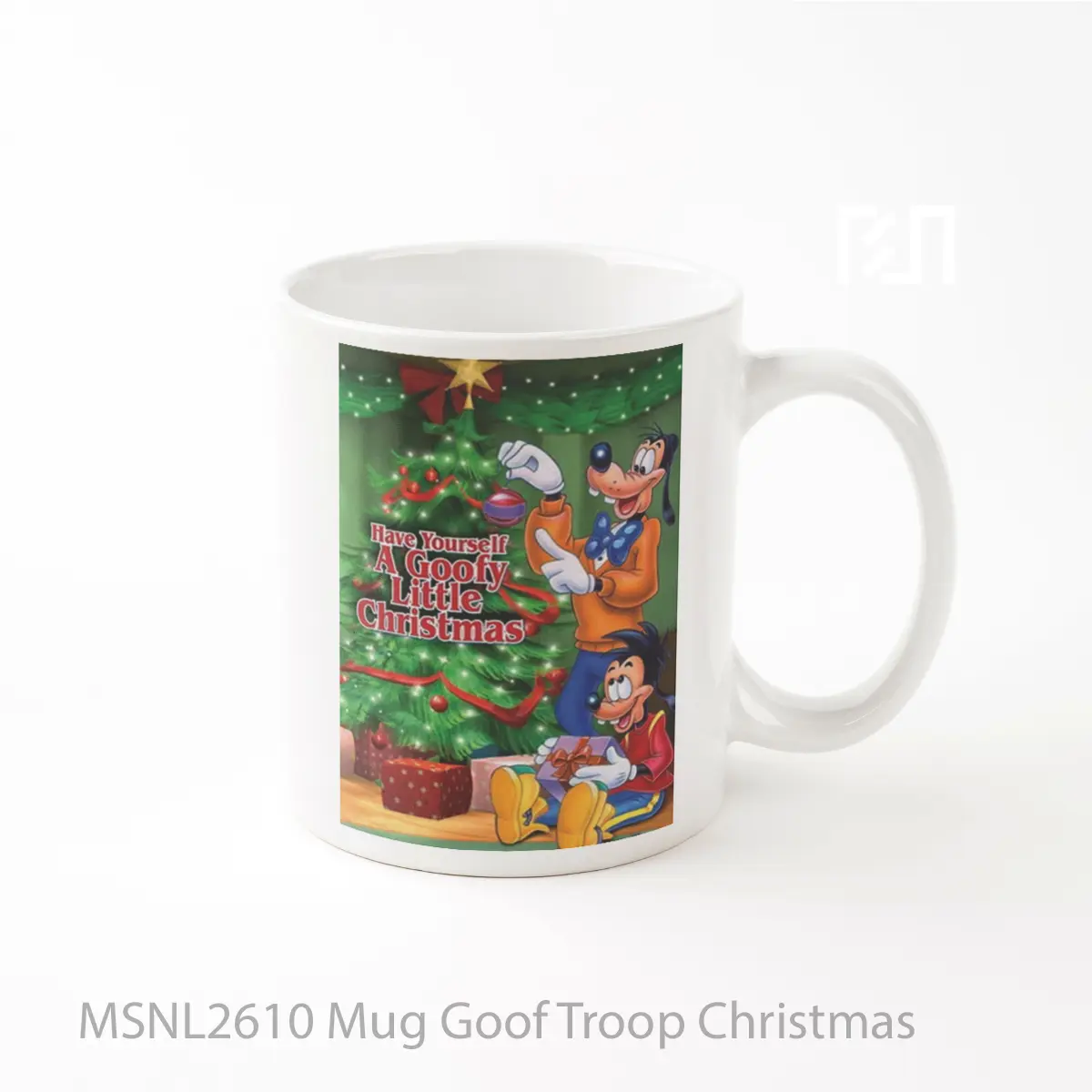 Mug Goof Troop Christmas Gelas Keramik Tema Film MSNL2610