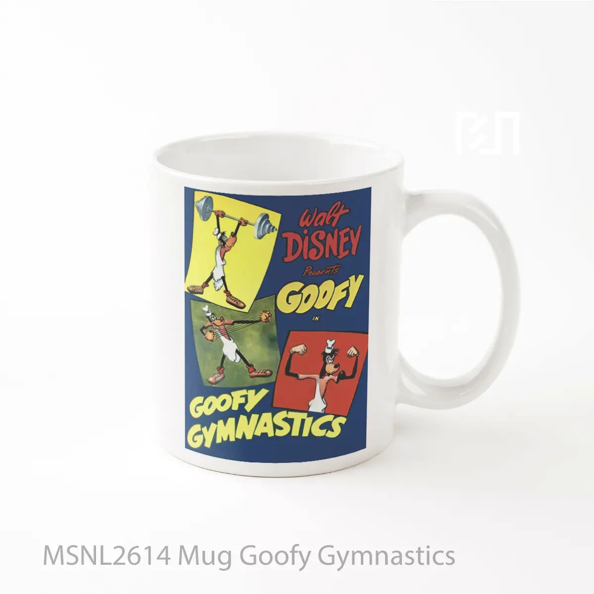 Mug Goofy Gymnastics Gelas Keramik Tema Film MSNL2614