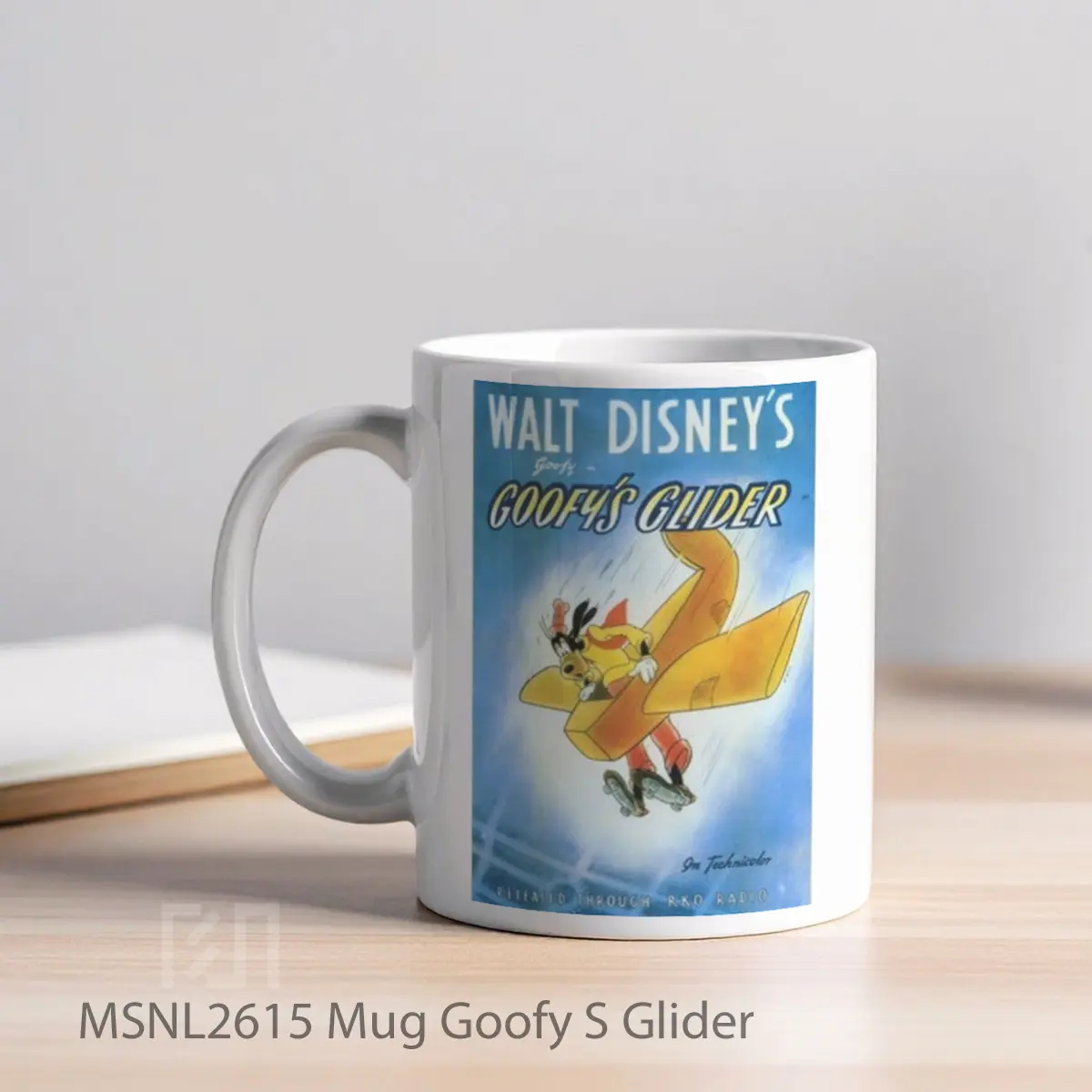 Mug Goofy S Glider Gelas Keramik Tema Film MSNL2615 - Tampak Kiri