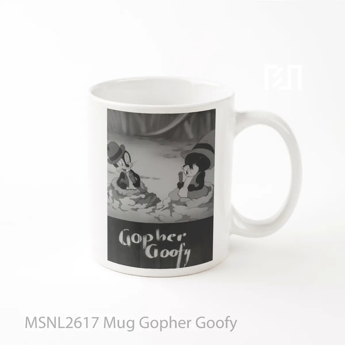 Mug Gopher Goofy Gelas Keramik Tema Film MSNL2617