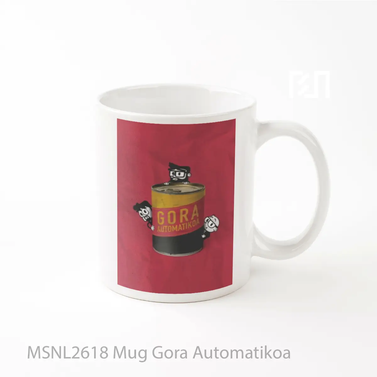 Mug Gora Automatikoa Gelas Keramik Tema Film MSNL2618