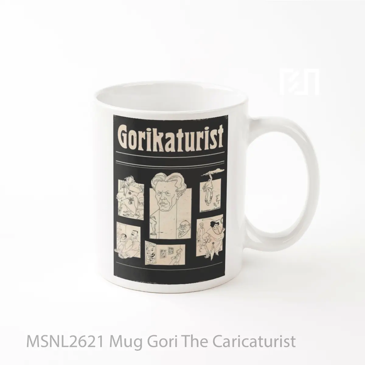 Mug Gori The Caricaturist Gelas Keramik Tema Film MSNL2621