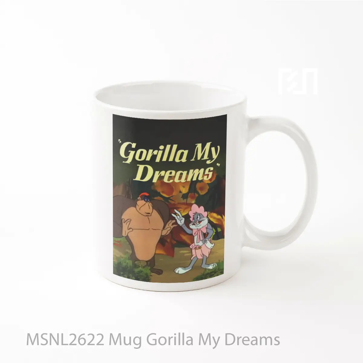 Mug Gorilla My Dreams Gelas Keramik Tema Film MSNL2622