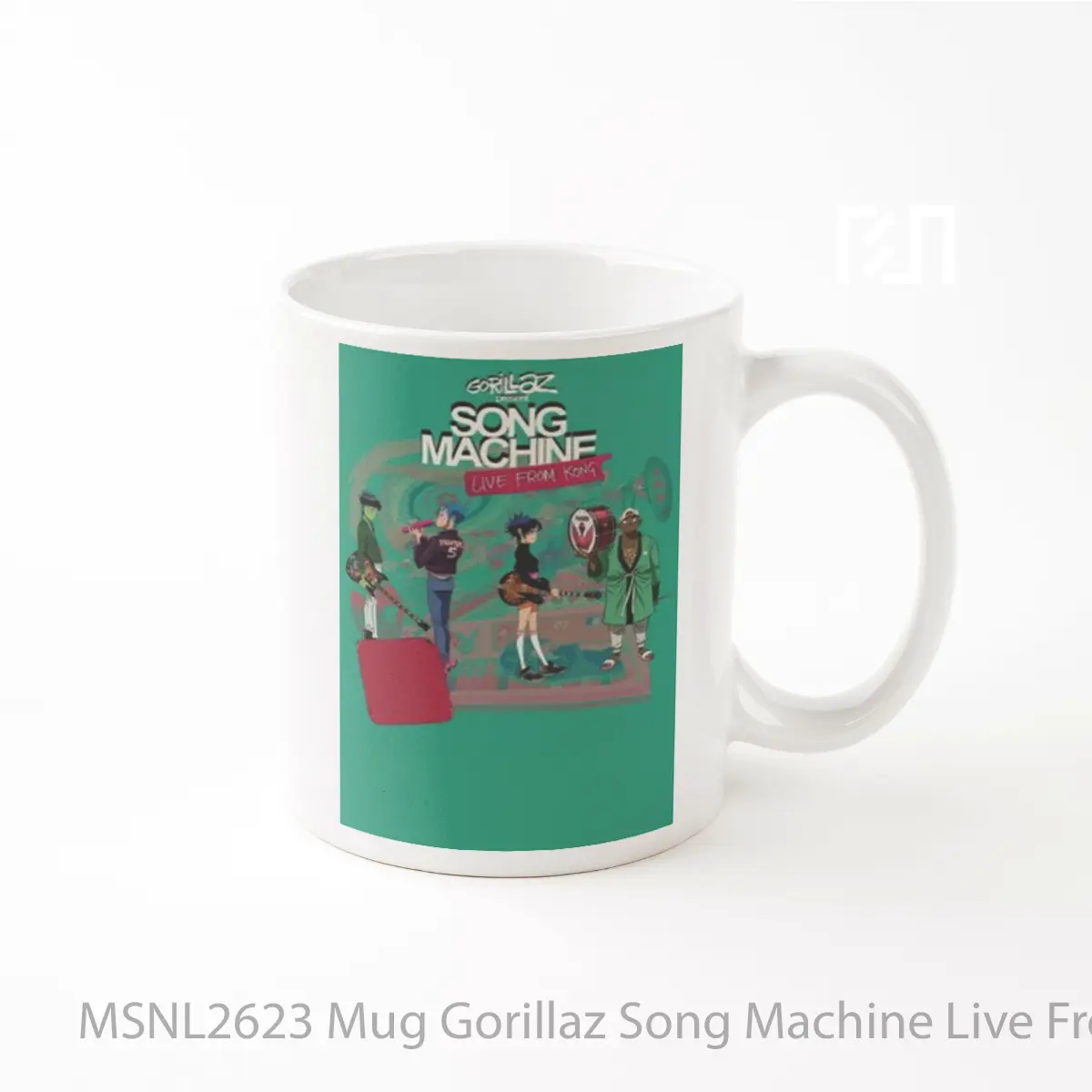 Mug Gorillaz Song Machine Live From Kong Gelas Keramik Tema Film MSNL2623