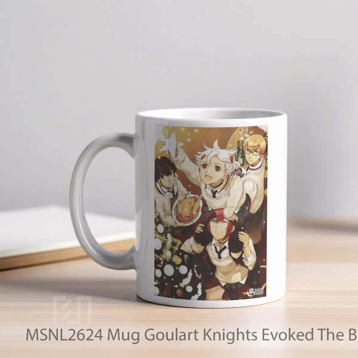 Mug Goulart Knights Evoked The Beginning Black Gelas Keramik Tema Film MSNL2624 - Tampak Kiri