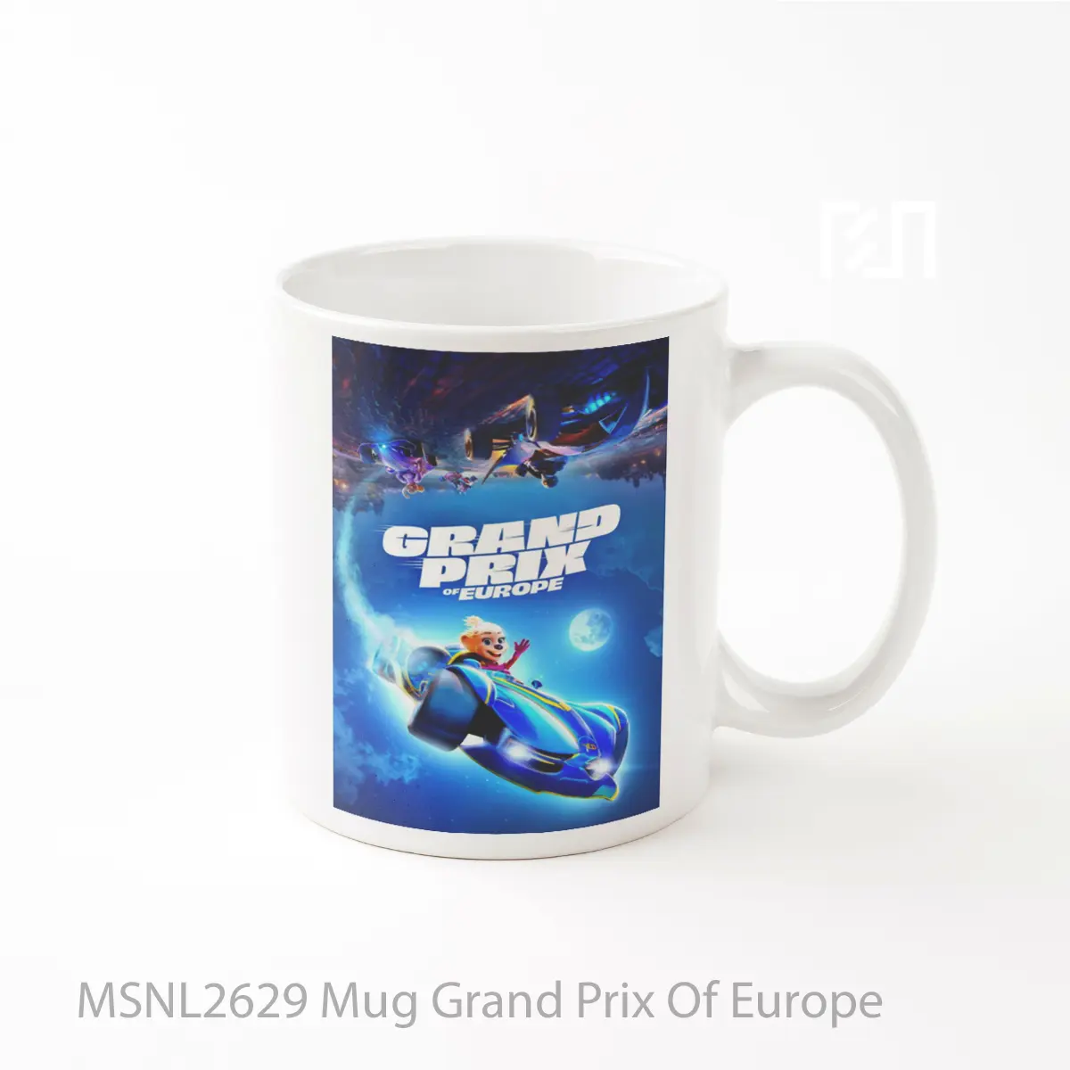 Mug Grand Prix Of Europe Gelas Keramik Tema Film MSNL2629