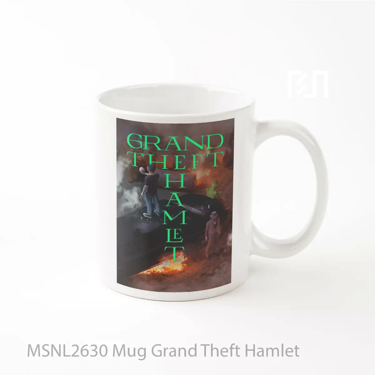 Mug Grand Theft Hamlet Gelas Keramik Tema Film MSNL2630