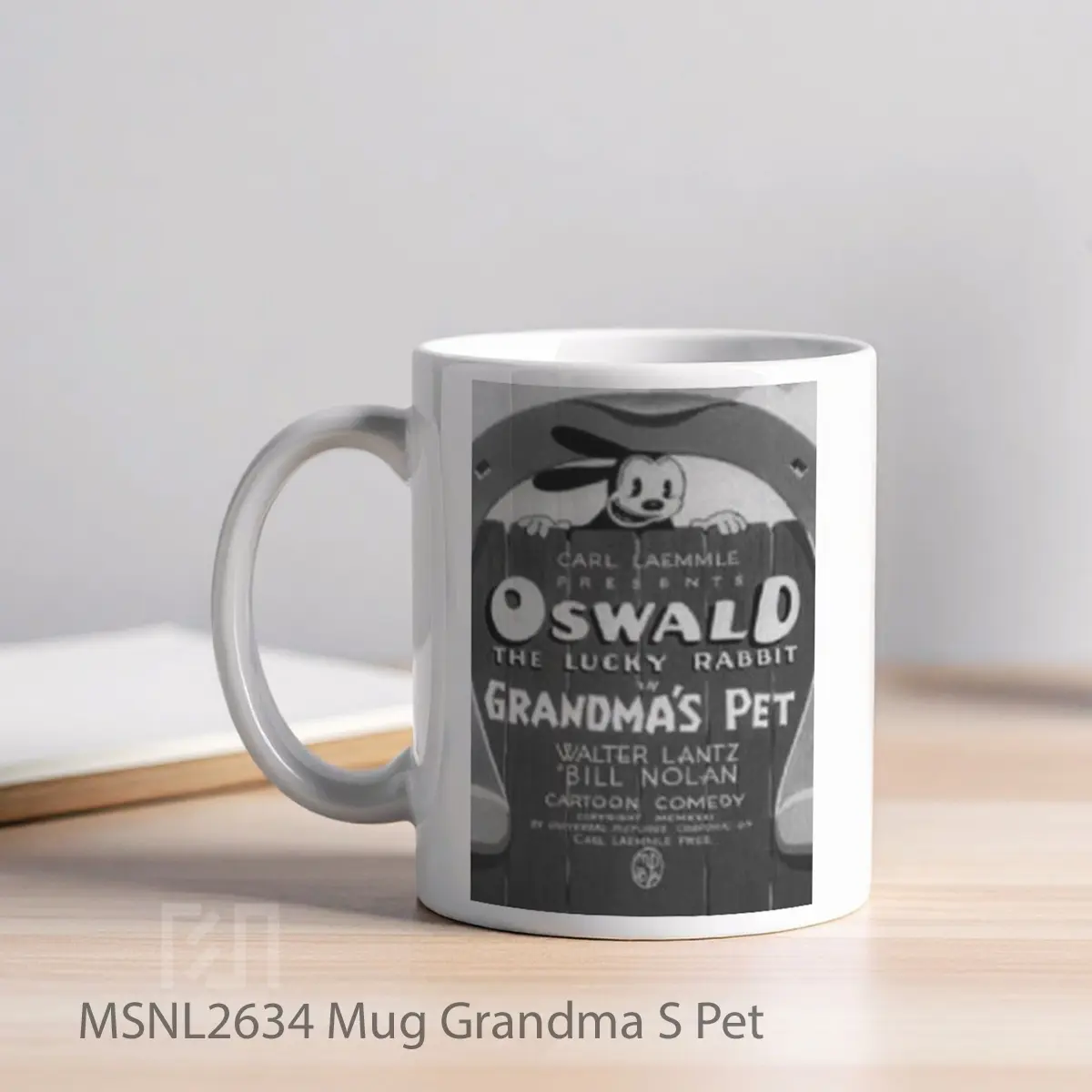 Mug Grandma S Pet Gelas Keramik Tema Film MSNL2634 - Tampak Kiri