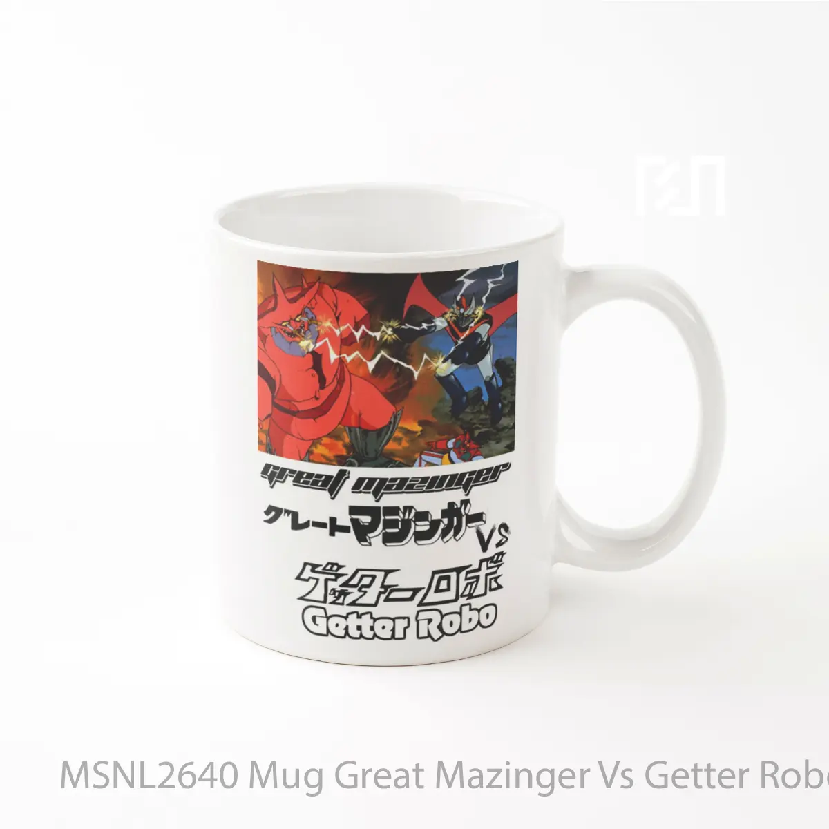 Mug Great Mazinger Vs Getter Robo Gelas Keramik Tema Film MSNL2640