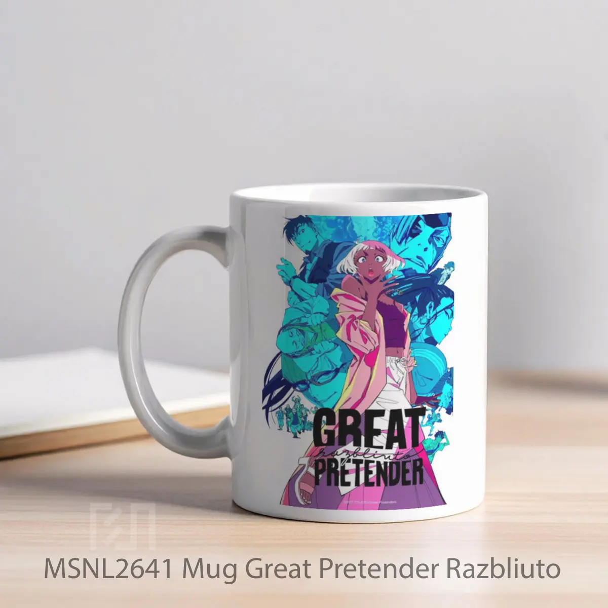 Mug Great Pretender Razbliuto Gelas Keramik Tema Film MSNL2641 - Tampak Kiri