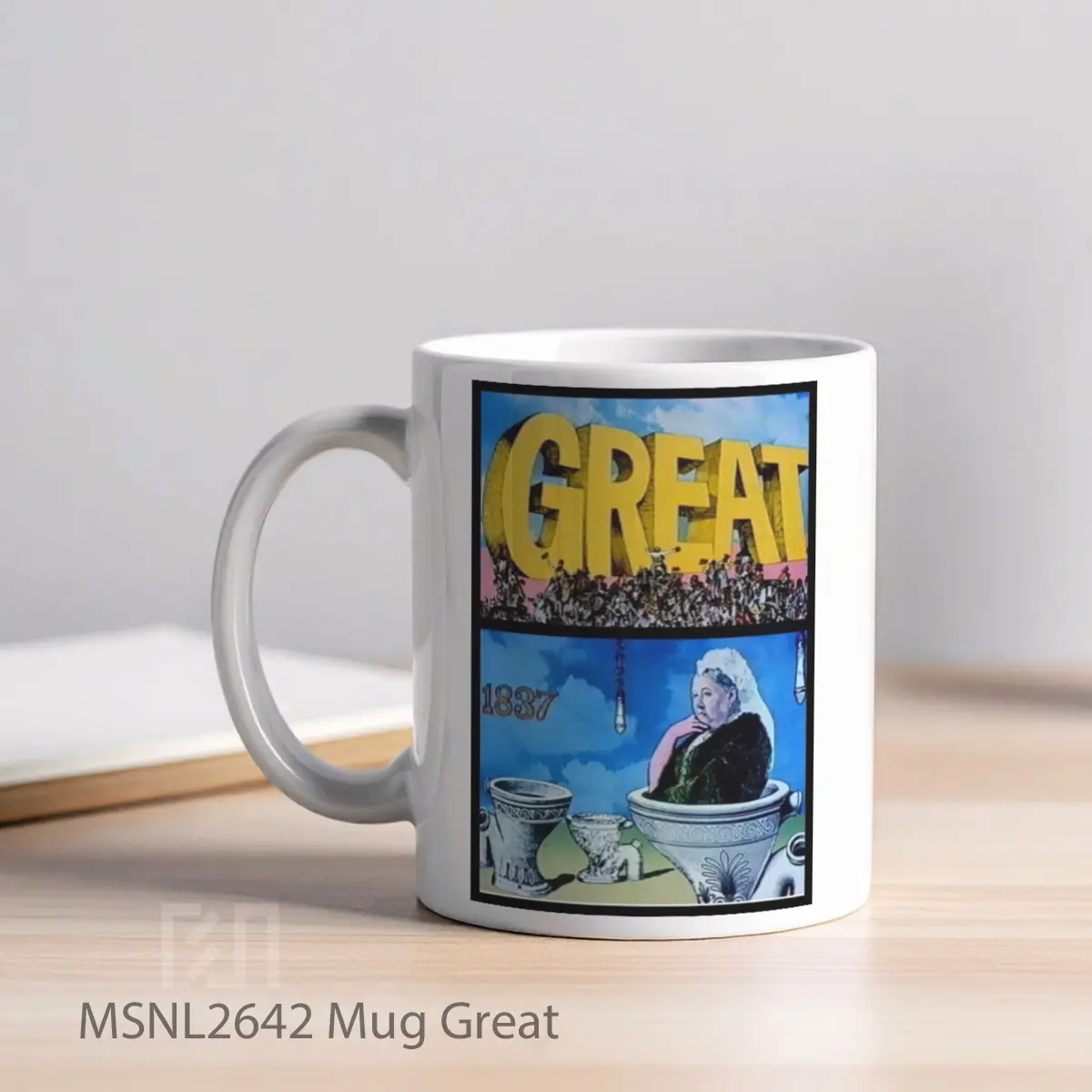 Mug Great Gelas Keramik Tema Film MSNL2642 - Tampak Kiri