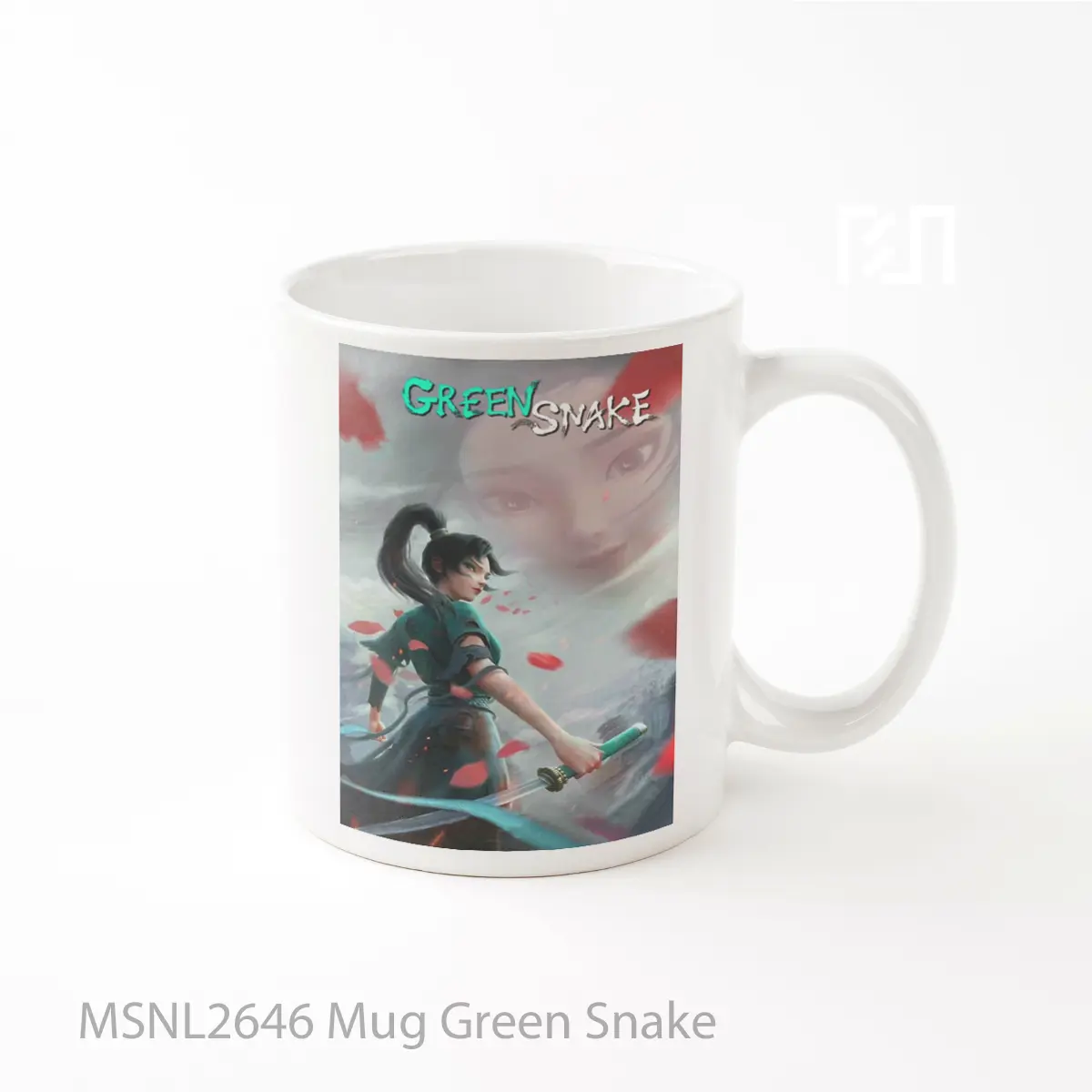 Mug Green Snake Gelas Keramik Tema Film MSNL2646
