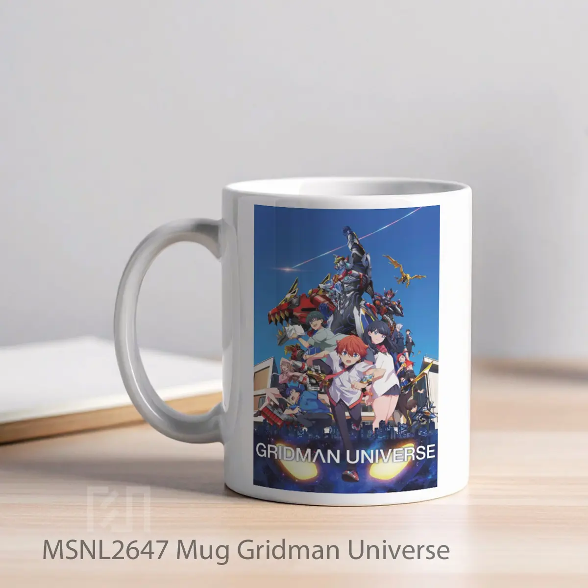 Mug Gridman Universe Gelas Keramik Tema Film MSNL2647 - Tampak Kiri