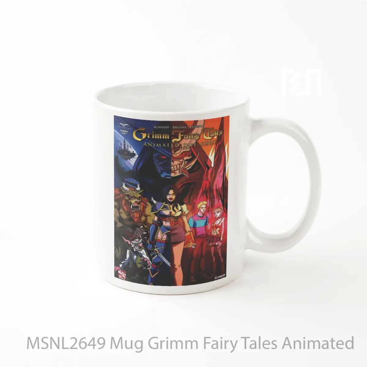 Mug Grimm Fairy Tales Animated Gelas Keramik Tema Film MSNL2649