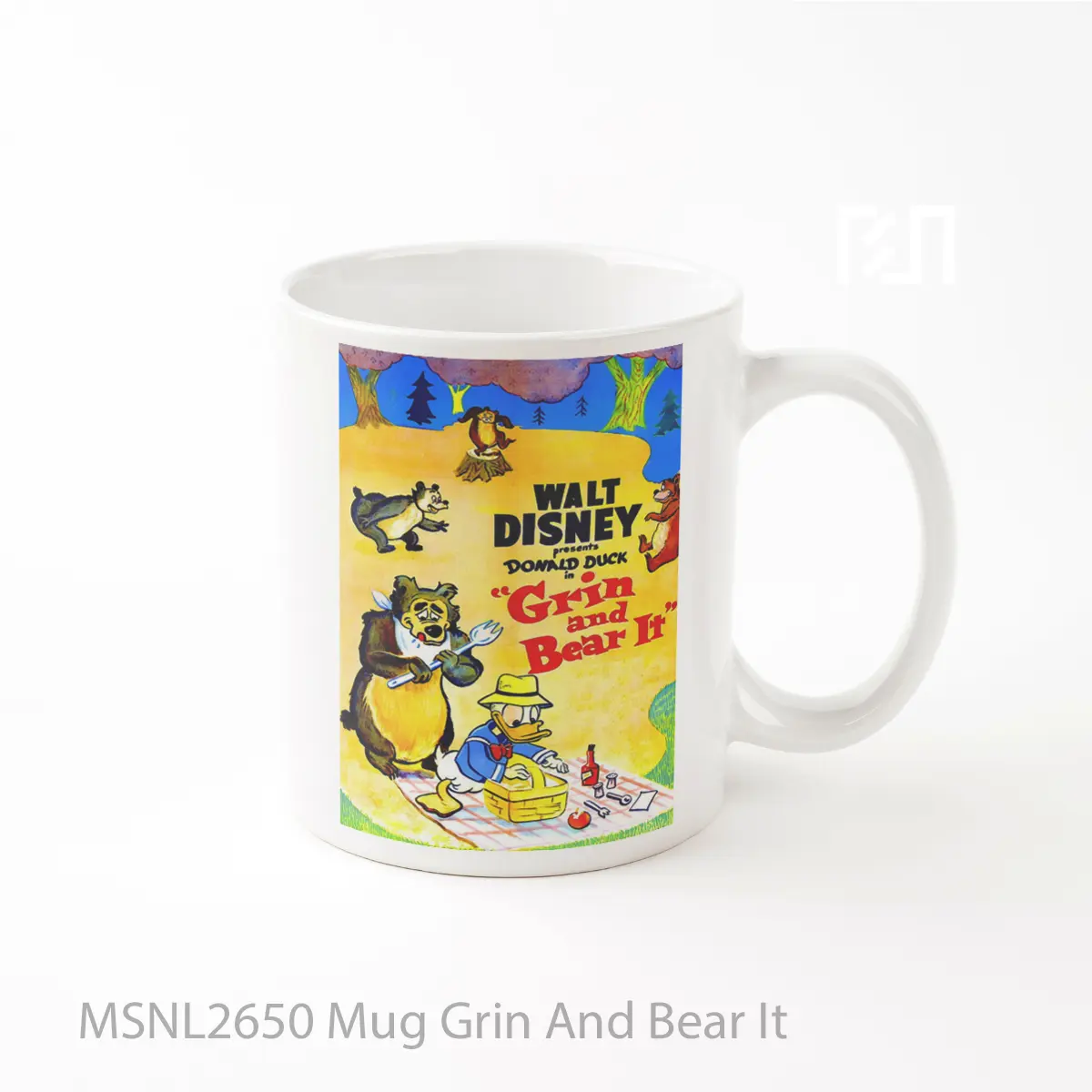 Mug Grin And Bear It Gelas Keramik Tema Film MSNL2650