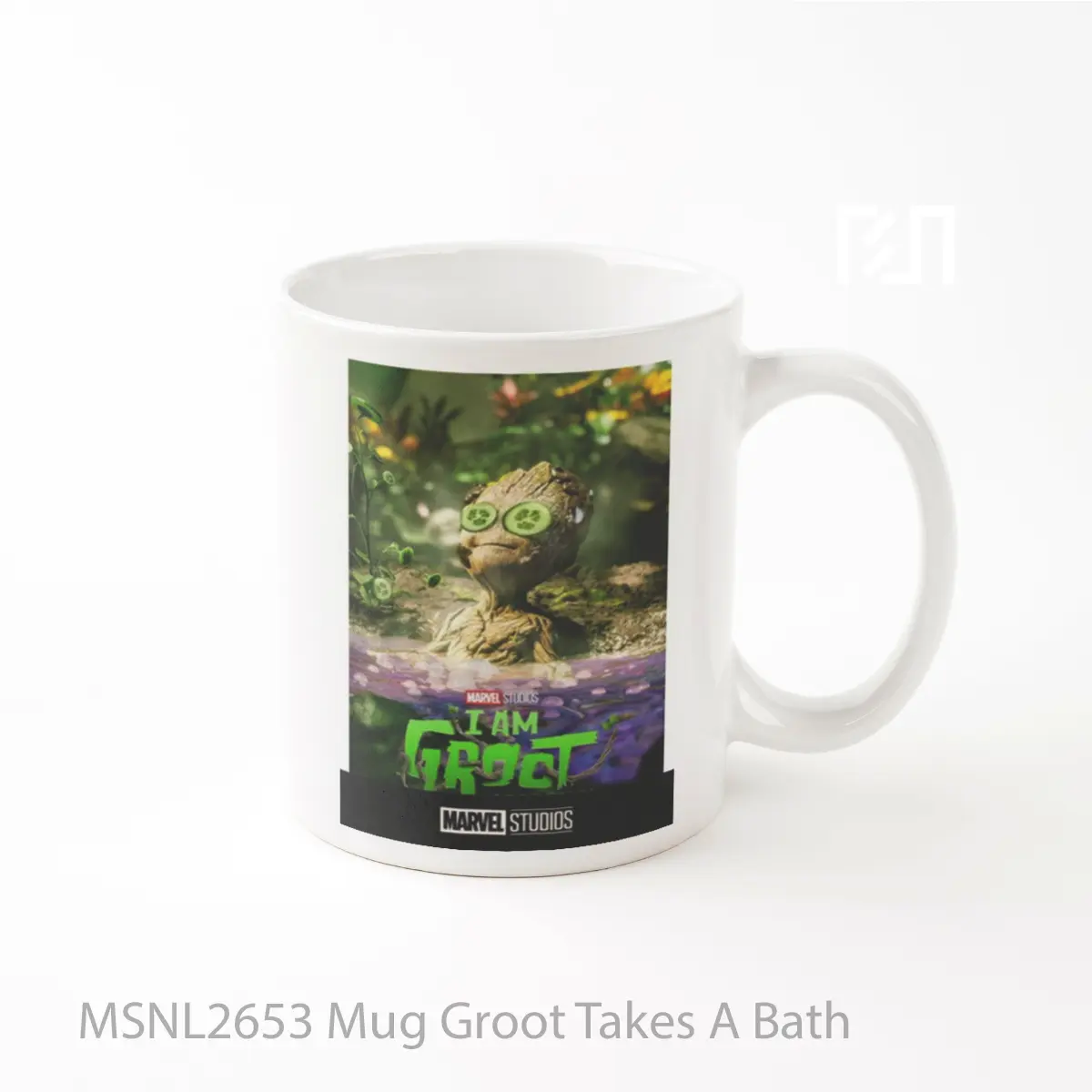Mug Groot Takes A Bath Gelas Keramik Tema Film MSNL2653