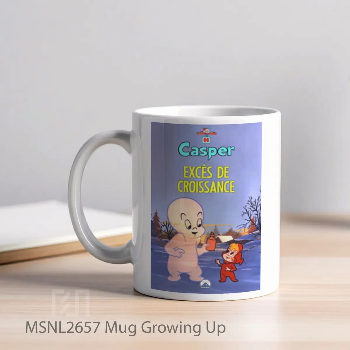 Mug Growing Up Gelas Keramik Tema Film MSNL2657 - Tampak Kiri