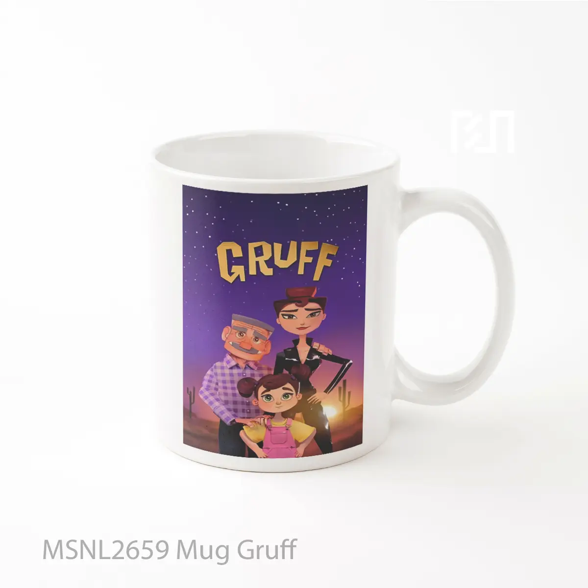 Mug Gruff Gelas Keramik Tema Film MSNL2659