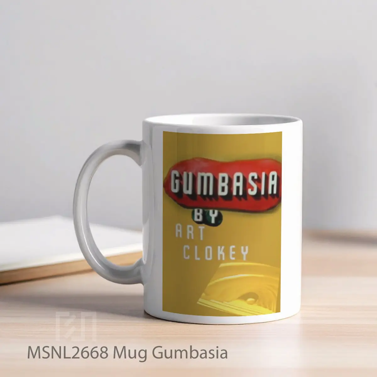 Mug Gumbasia Gelas Keramik Tema Film MSNL2668 - Tampak Kiri