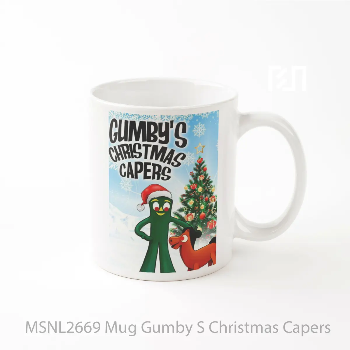 Mug Gumby S Christmas Capers Gelas Keramik Tema Film MSNL2669