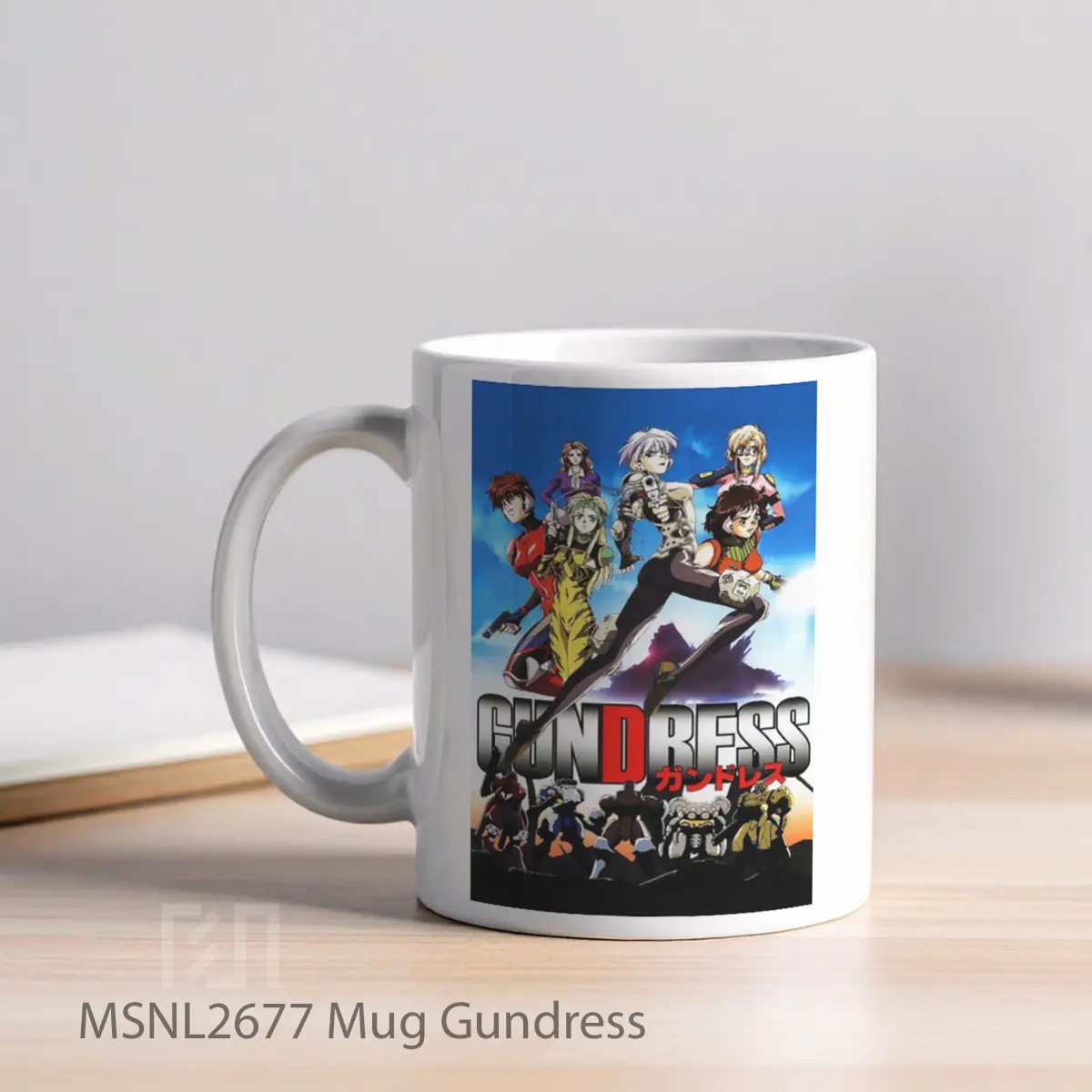Mug Gundress Gelas Keramik Tema Film MSNL2677 - Tampak Kiri