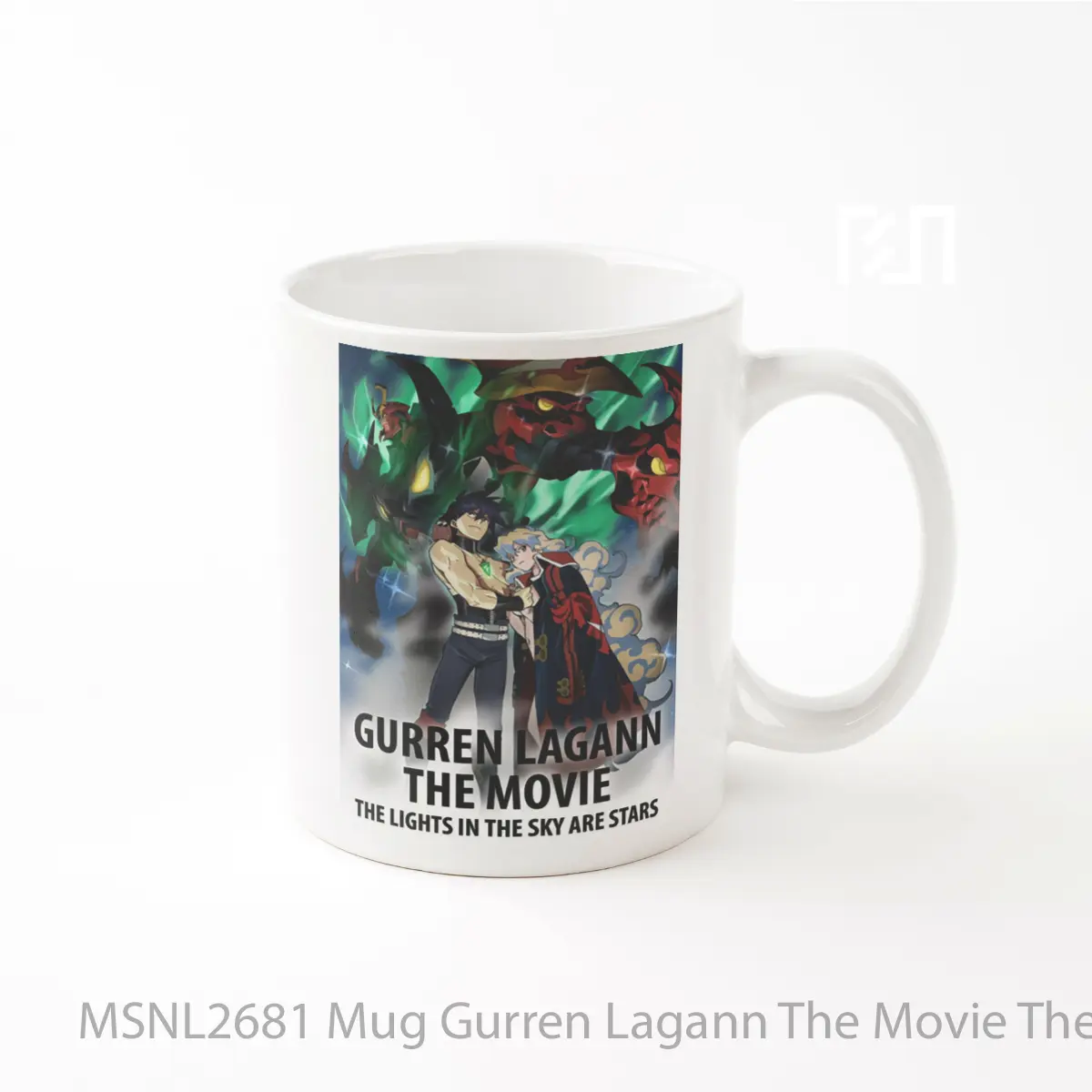 Mug Gurren Lagann The Movie The Lights In The Sky Are Stars Gelas Keramik Tema Film MSNL2681