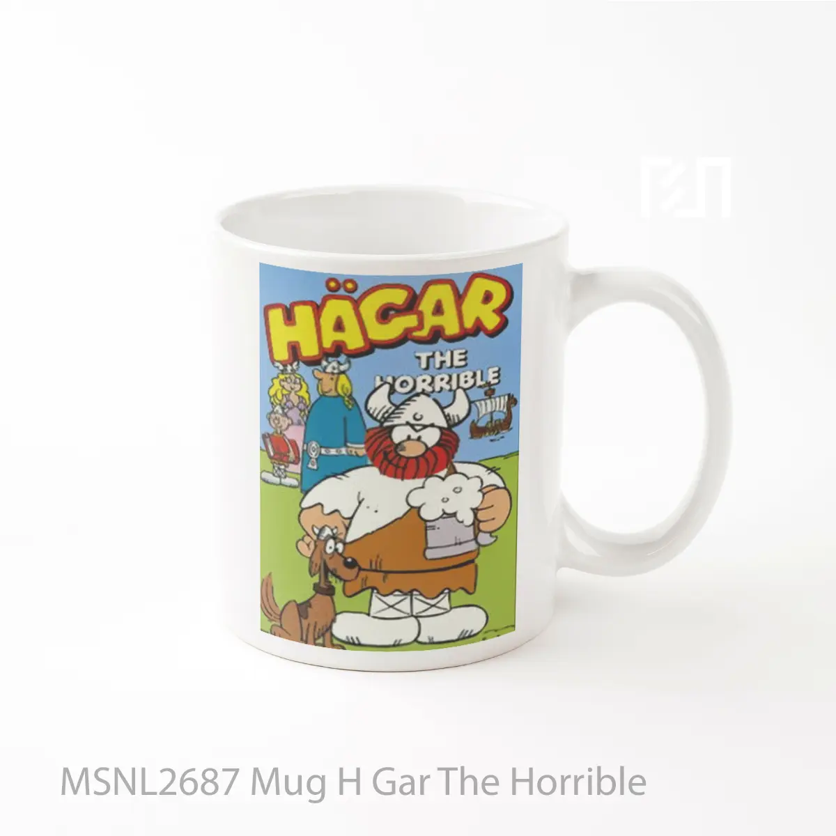 Mug H Gar The Horrible Gelas Keramik Tema Film MSNL2687