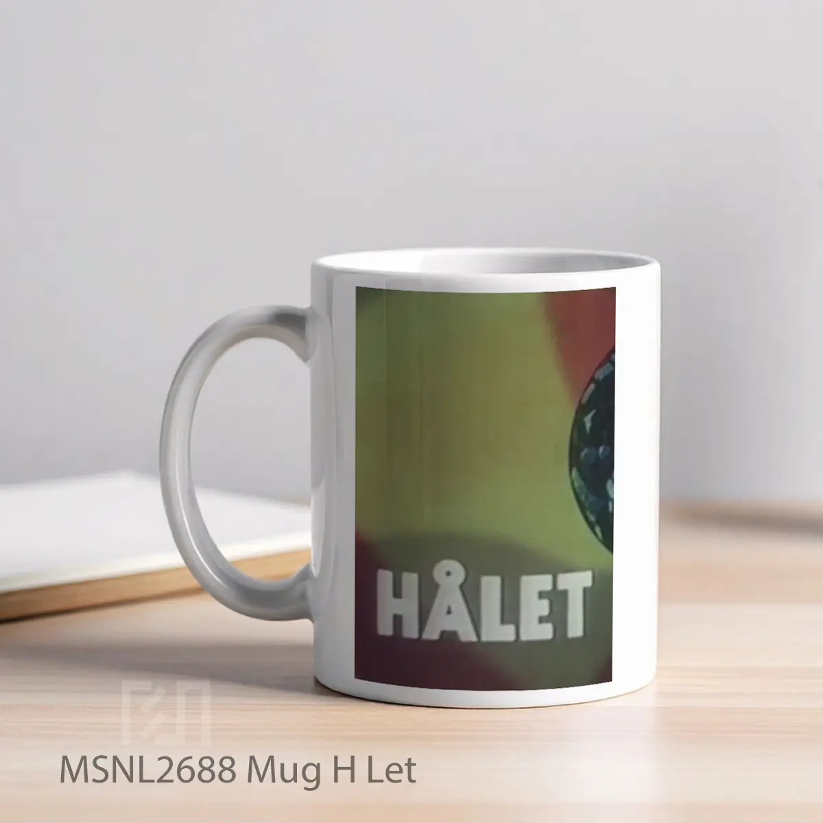 Mug H Let Gelas Keramik Tema Film MSNL2688 - Tampak Kiri