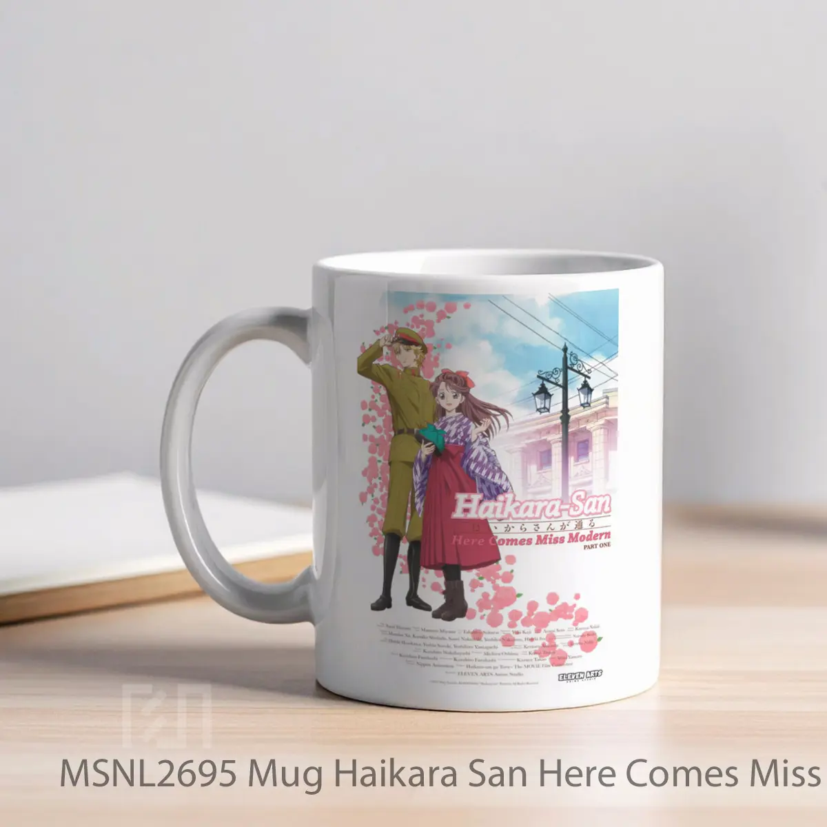 Mug Haikara San Here Comes Miss Modern Part 1 Gelas Keramik Tema Film MSNL2695 - Tampak Kiri