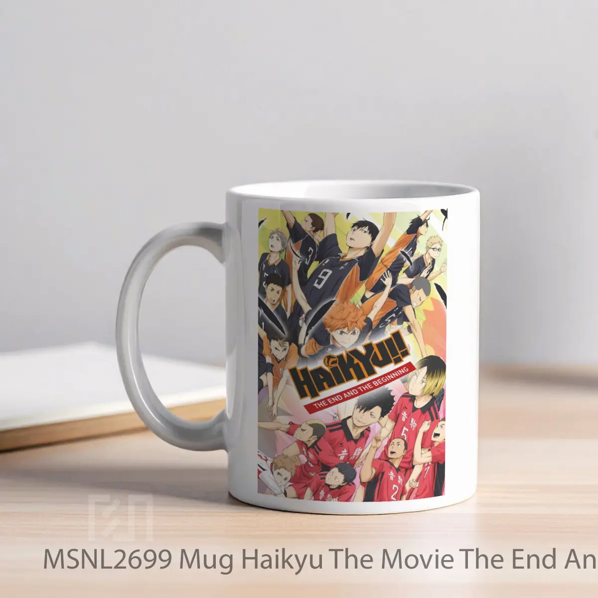 Mug Haikyu The Movie The End And The Beginning Gelas Keramik Tema Film MSNL2699 - Tampak Kiri